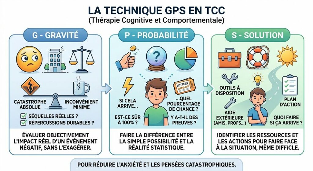 la technique du "GPS" en TCC
